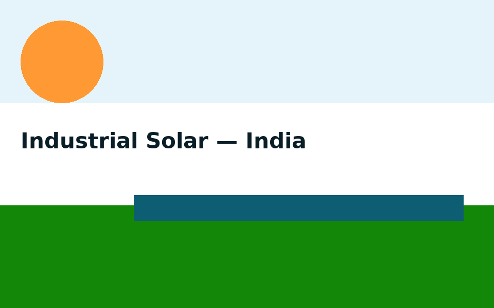 Indian industrial solar